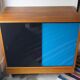 1960 buffet in wood and glass