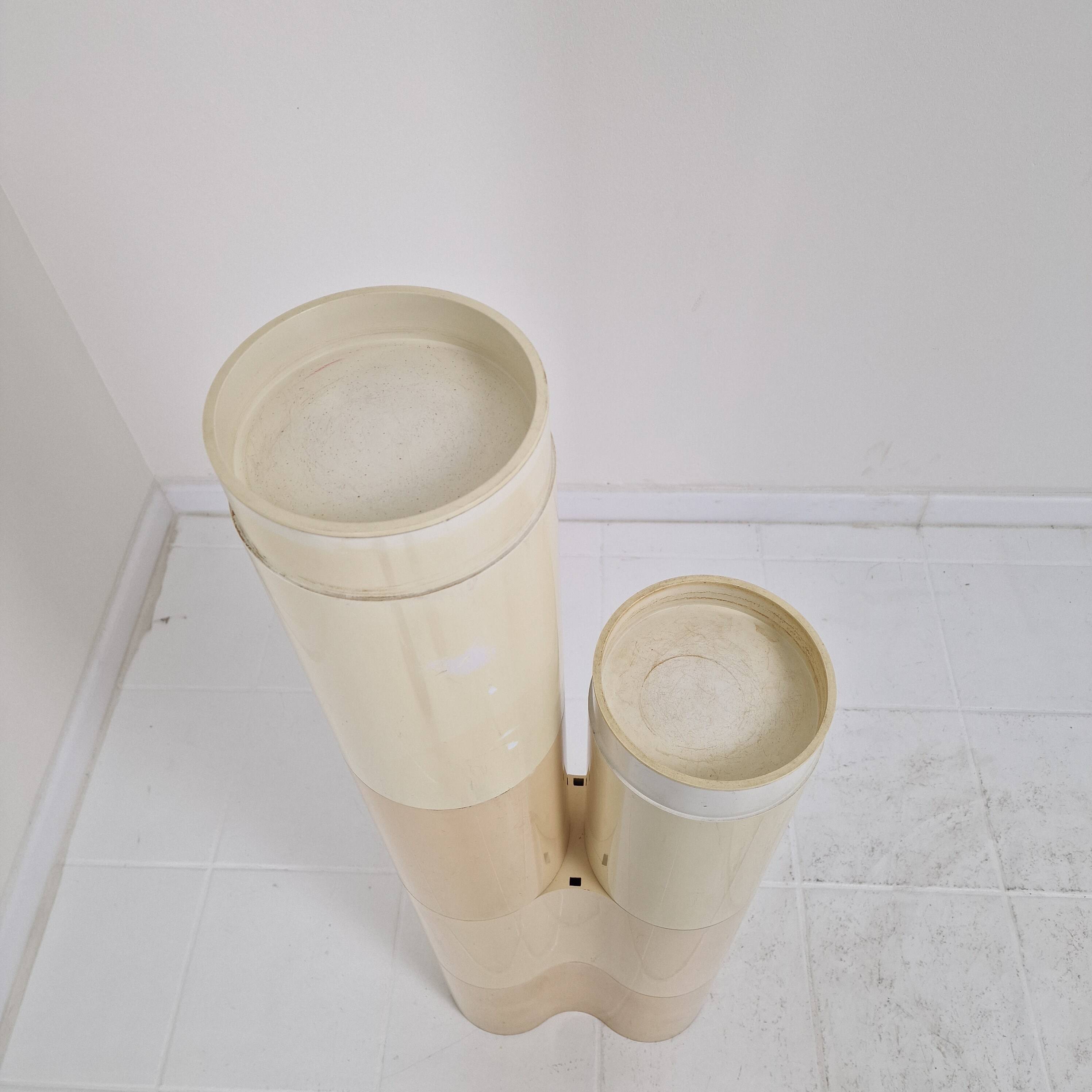 Pierluigi Spadolini for Kartell, Fiocco Composable Pedestal/Plant Stand