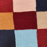 Handmade wool crocheted Granny square blanket
