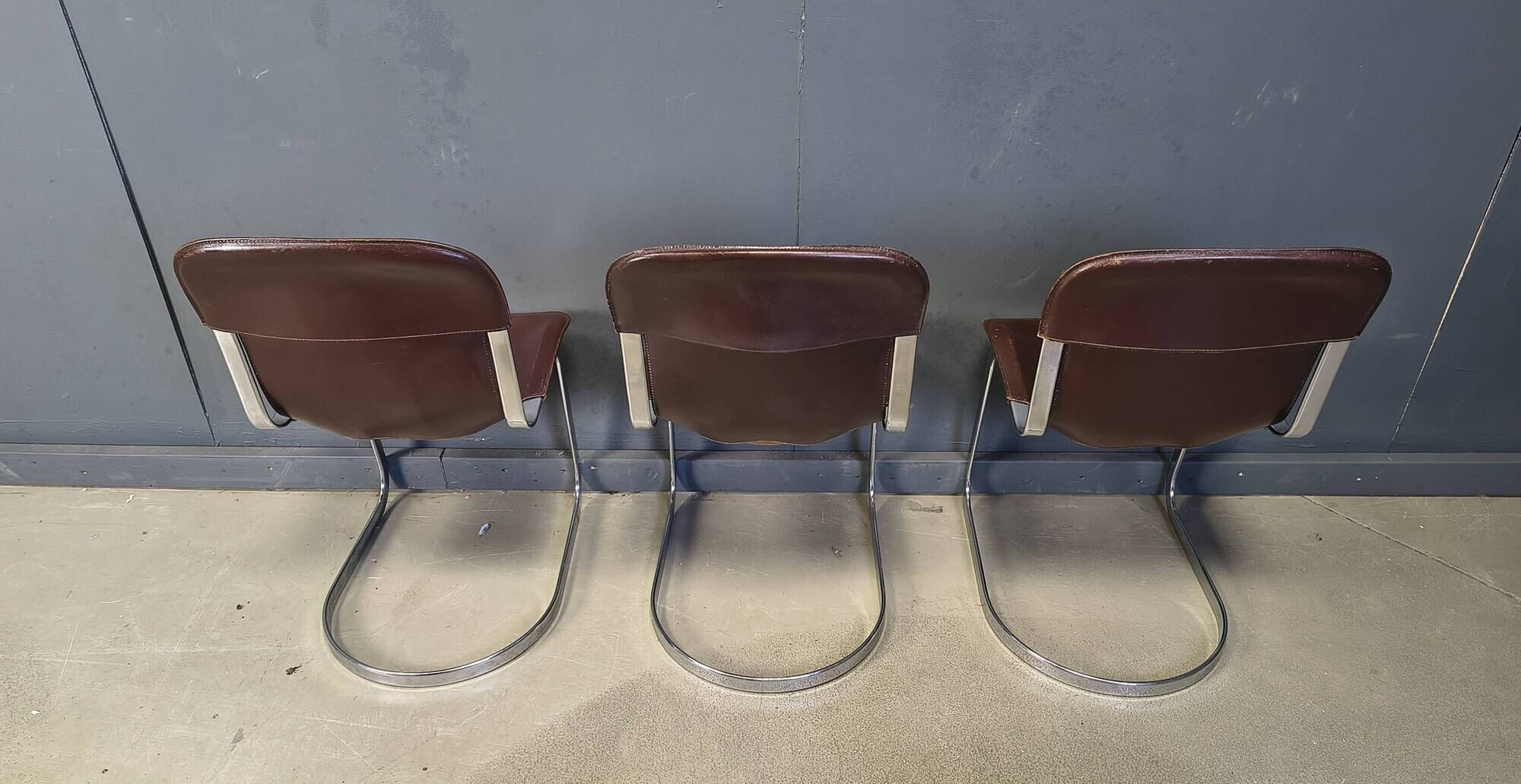 Vintage dining chairs by Cidue, set of 6, 1970s.