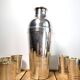 Cocktail shaker Undulations Christofle Gallia 1935 by Luc Lanel