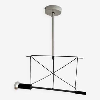 Grey and black 'Spot Torch ST' by Herman Hermsen for Designum, The Netherlands 1982