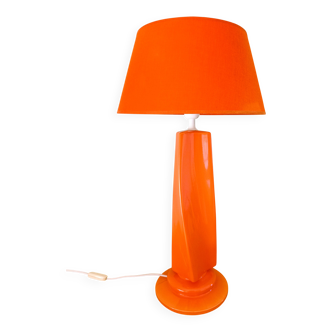 Lampe à poser orange