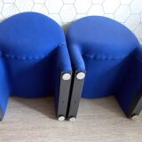 Pair of Atal low chairs - design from the 1970s.