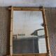 Miroir croix en bambou vintage