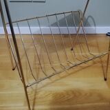 Coffee table door vintage magazines