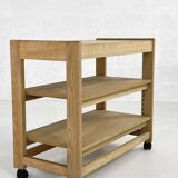 Oak Serving Trolley attributed to Guillerme and Chambron