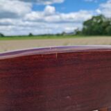 Baumann gondola chair in wood and cane