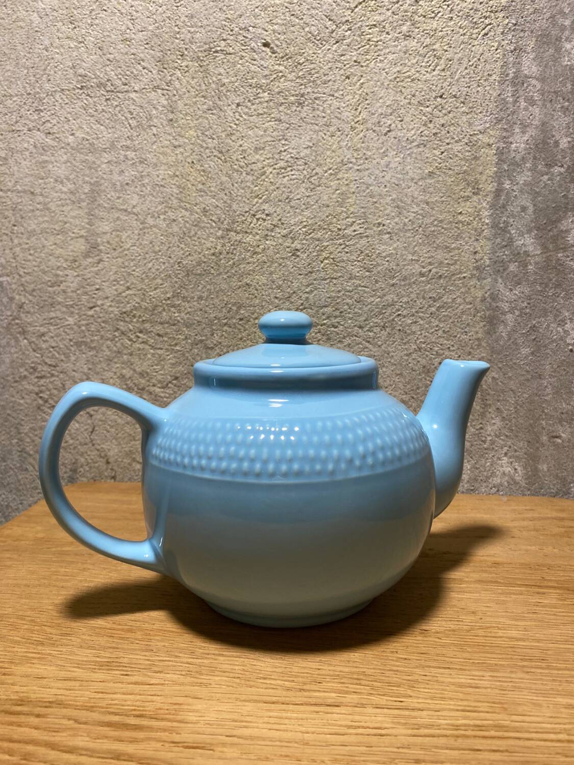 Blue teapot