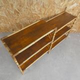 Rattan console shelf sideboard