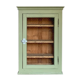 Vintage Parisian almond green confectioner buffet
