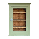 Buffet confiturier parisien vintage vert amande