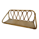 Rattan wall shelf