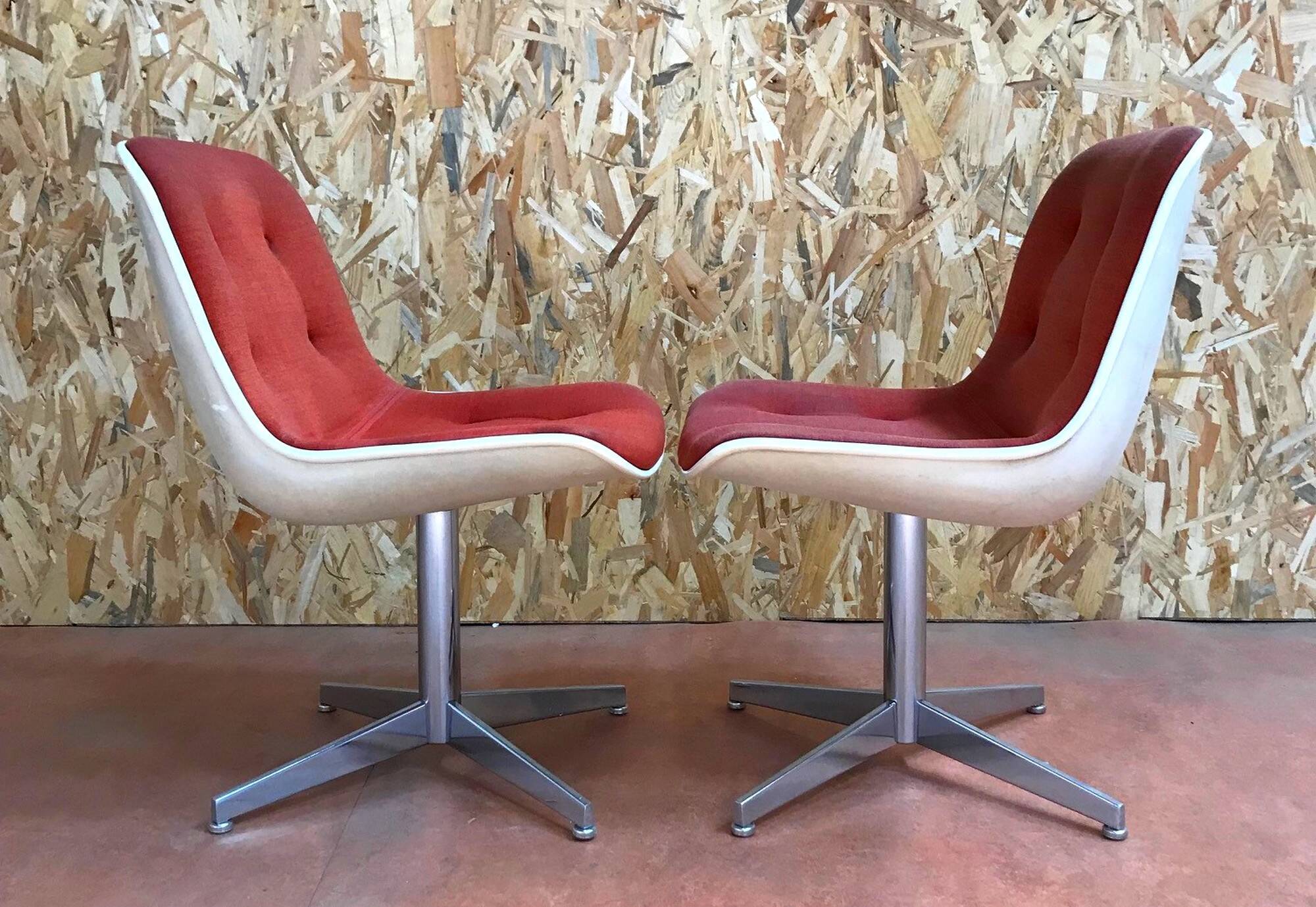 Fauteuils Strafor vintage par Randall Buck années 70