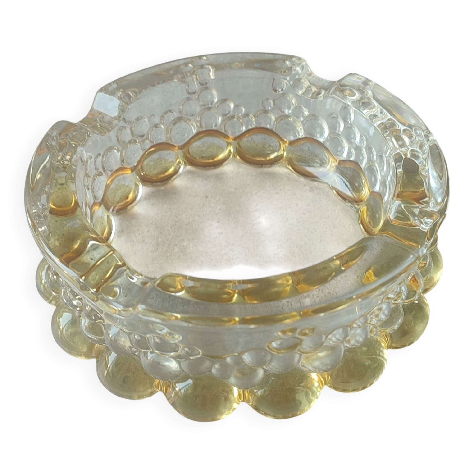 Vintage ashtray Walther Glas, Bolero series. 1960s/70s.