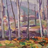 Post Impressionist Landscape - Oil on Canvas
