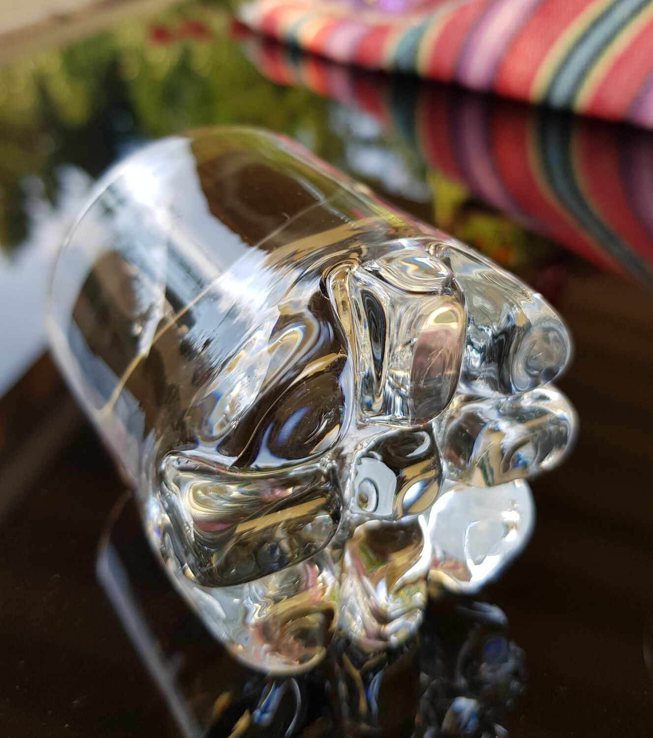 4 vintage Orrefors whiskey glasses designed by Olle Alberius, Sweden 1960s