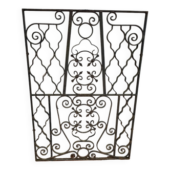 Solid wrought iron gate or gate