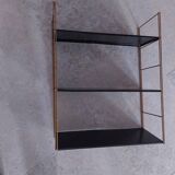 Vintage string metal shelves