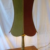 Bronze and velvet lamp 70 cm