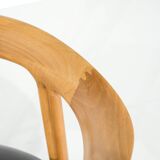 “Ulna” wooden armchair by Franco Poli for Bernini, Italy 1986.