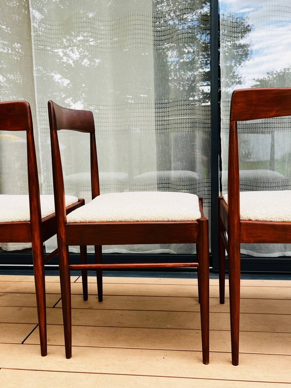 4 Scandinavian chairs 1960