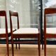 4 chaises Scandinave 1960