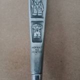 Vintage HS NORWAY Pewter Trolls Pewter Pie Server