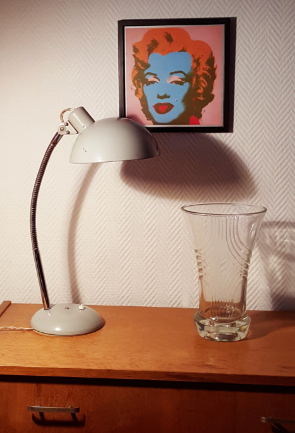 Lamp, Manufrance, Saint Etienne, administration, vintage, 50s