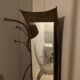 Dressing table coat rack by Roger Landault with its chair.