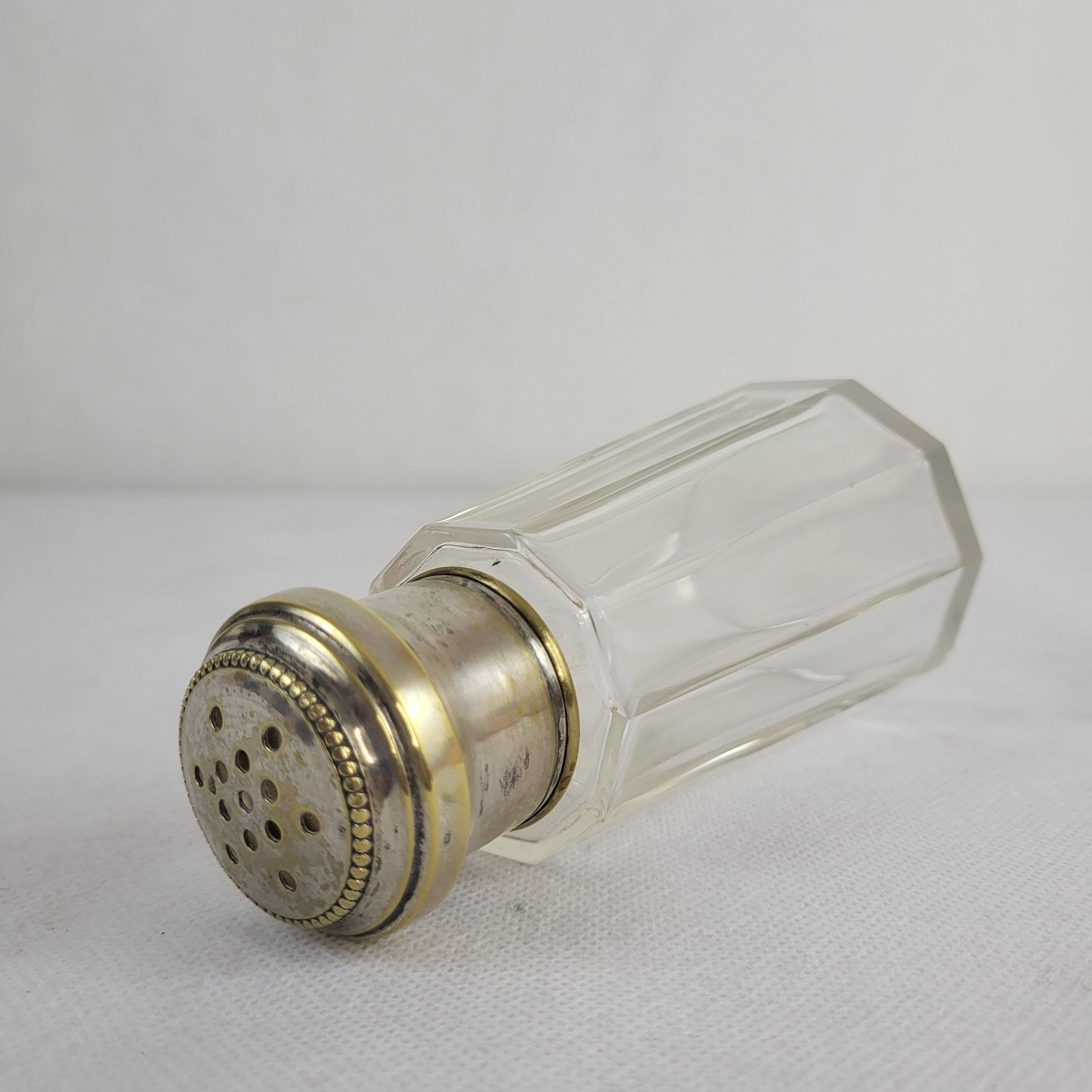 Crystal & silver metal shaker