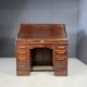 American roll-top desk, solid oak, Czechoslovakia, 1930s