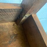 Solid oak desk with 1 drawer 90x48cm