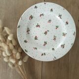 4 Churchill flat flowery plates