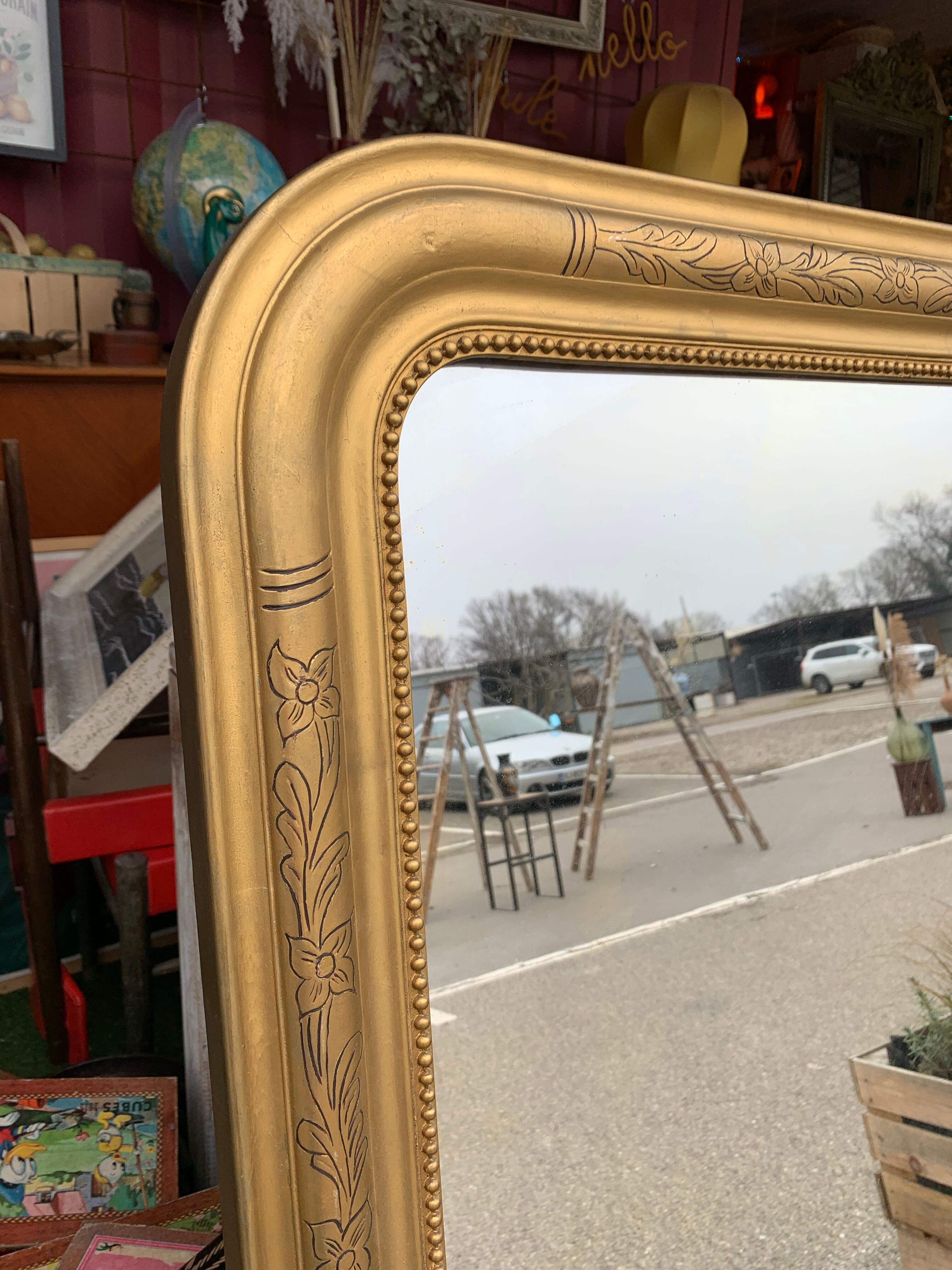 Mirror louis Philippe gold