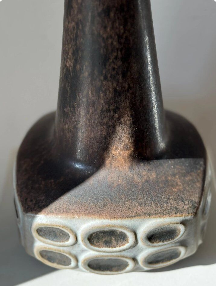 Handmade table lamp by Marianne Starck for Michael Andersen & Son, Denmark, 1970s