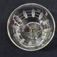 5 Antique Art Deco Palmette Cut Crystal Champagne Glasses