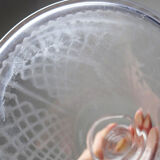 Engraved crystal carafe model "Alhambra" Baccarat from the years 1900-1920.