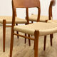 Chaises modèle 75 par Niels O. Møller pour J.L. Moller, Danemark, années 1950