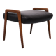 Vintage teak foot stool, scandinavian, 1960s