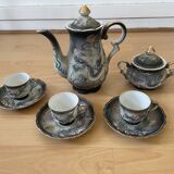“Maroku China” tea set in fine porcelain