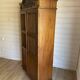 Beautiful antique solid wood wardrobe, country chic / Provençal, carved.