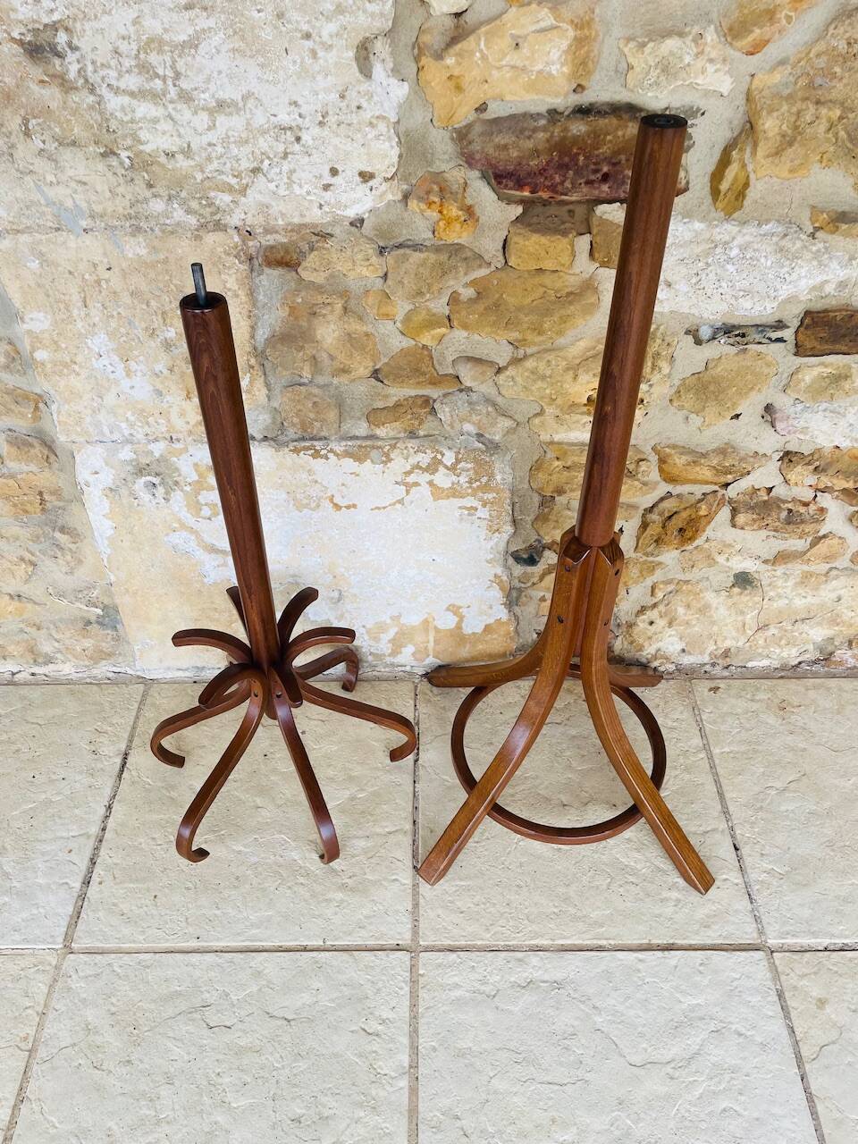 Vintage coat rack on feet by Baumann, circa 60s