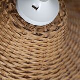 Vintage rattan wicker pendant lamp