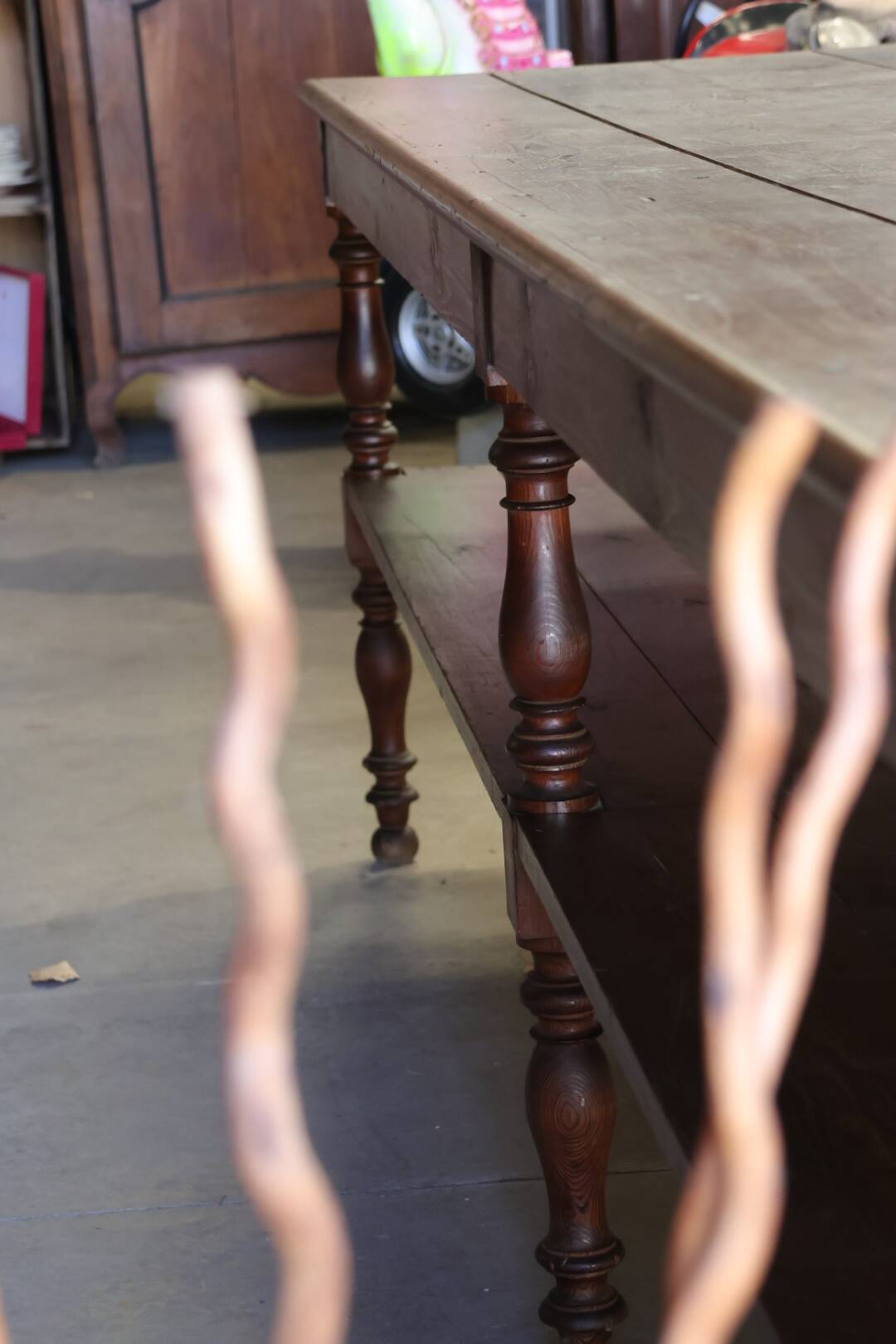 Oak draper's table
