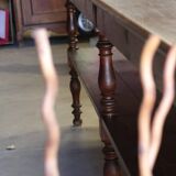 Oak draper's table