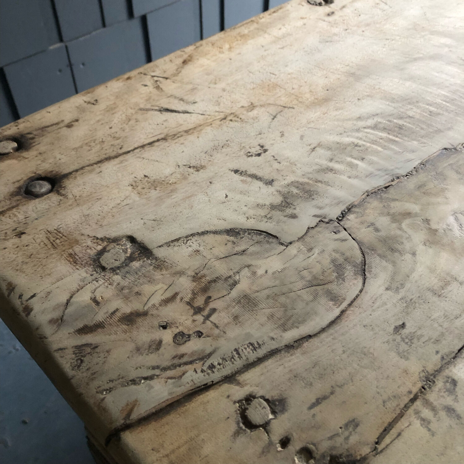 Wooden counter XIXth