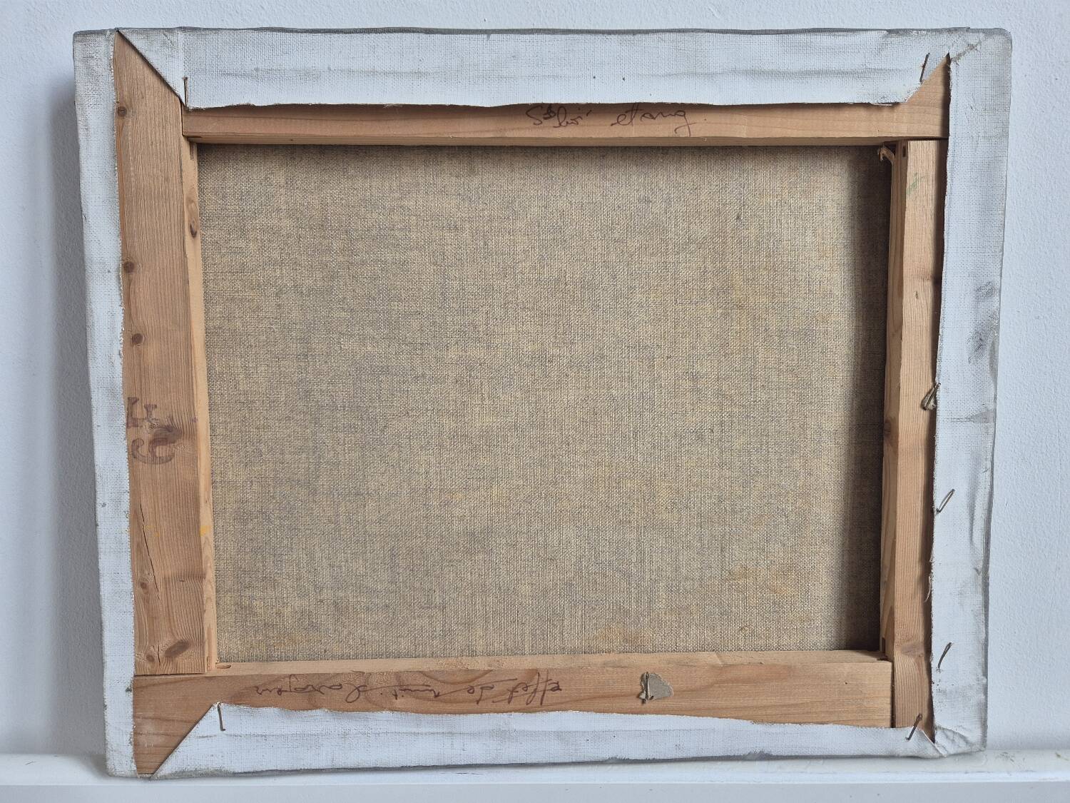 Reflections on the pond - Oil on canvas