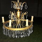 Bronze chandelier and 19th century stamps 6 fires