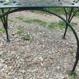Banc de jardin en fer ancien